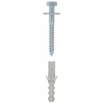 Kit de fixation pour chauffe - eau dans matriaux pleins - 10x70 mm - wl sxwl fischer