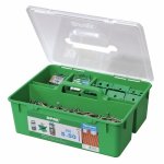 Kit de fixation terrasse - bois exotique - 25 m2 - vis 4, 5 x 60 mm spax