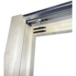 Kit habillage speedy porte double  galandage unique 95 - prt  peindre - 630  1030 mm eclisse