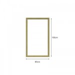 Kit moulures bois d�coratives pr� - d�coup�es pour mur et porte - 1000 x 600 mm nordlinger
