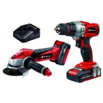 Pack perceuse visseuse + meuleuse d'angle te - tk 18 li - power x - change einhell
