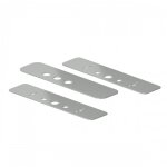 Kit de plaques pour remplacement d'antipanique par oltre bar - blanc 9016 fapim