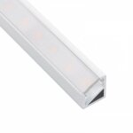 Kit profil pour bande led izyled en angle - 2 m - blanc synercia