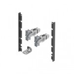 Kit raccord fa�ade de tiroir � l'anglaise avantech you - h139mm - anthracite hettich