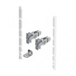 Kit raccord fa�ade de tiroir � l'anglaise avantech you - h187mm - blanc hettich