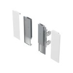 Kit raccord faade tiroir  l'anglaise - casserolier - avantech you - blanc hettich