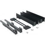 Kit rangement coulissant pour meuble bas k - line 15 3d - x largeur 150 mm anthracite kessebhmer