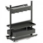 Kit rangement de placard coulissant sub larder clean essentio anthracite vauth sagel