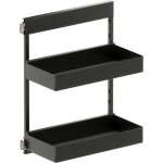 Kit rangement de placard coulissant sub side essentio anthracite - 300 mm vauth sagel