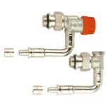 Kit robinetterie thermostatique bitube - double panneau - per 12 mm comap