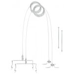 Kit de suspension pour armature industrielle low bay flex - 5 mtres ledvance