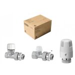 Kit thermostatique complet tl7 avec corps droit 15x21 1 / 2  rbm