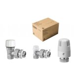 Kit thermostatique complet tl7 avec corps �querre 15x21 1 / 2  rbm