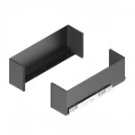 Kit c�t�s de tiroir + coulisses - hauteur 175 mm - anthracite - 322 mm menage confort
