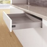 Kit tiroir simple arcitech - profil h 94 mm - l270 mm - argent hettich