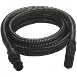 Kit - tuyau d'aspiration noir - longueur 7 mtres - embouts - pvc einhell