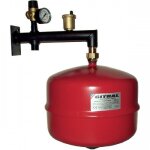 Kit vase d'expansion 12 litres avec support équipé gitral Kit vase d'expansion 12 litres avec support équipé gitral