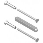 Kit de visserie pour poigne sarena droite et dporte montage double - 35 / 37 sr la croise ds