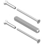 Kit de visserie pour poigne sarena droite et dporte montage double - 41 / 43 sr la croise ds