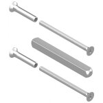 Kit de visserie pour poigne sarena droite et dporte montage double - 43 / 45 sr la croise ds