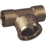 T laiton - diamtre 12 - filetage 15 / 21 bricozor