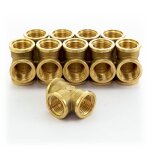 T� laiton �gal � visser - 90� - femelle / femelle / femelle - 12 x 17 - sachet de 10 bricozor