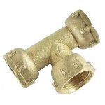 T laiton mle avec 3 crou prisonniers m 20x27 bricozor