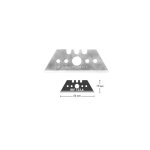 Lame de cutter acier - 152. 6 - 54x19 mm - jeu de 10 lames mure et peyrot