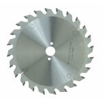 Lames scie circulaire carbure denture alterne - d160mm - 20mm - 24dents leman