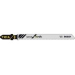 Lames de scie sauteuse pour plexiglass t101a - longueur lame 100 mm bosch