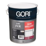 Laque glycro - antirouille et dcoration - crme - 1 l - gorifer gori