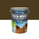 Lasure - acrylique polyur�thane - 5 l - ch�ne fonc� - tech - wood blanchon