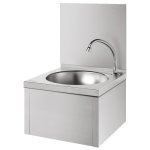 Lave - mains mural sxs - mécanique - commande au genou - inox delabie Lave - mains mural sxs - mécanique - commande au genou - inox delabie