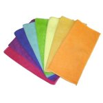 Lavettes microfibres - lot de 8 - multi - usages rozenbal Lavettes microfibres - lot de 8 - multi - usages rozenbal