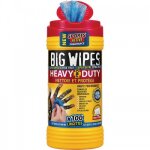 Lingettes industrielles �paisses big wipes - tube de 100 lingettes big wipes