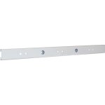 Lisse pour patres - modulable - en acier - blanc - 1500 mm - 12170 devismes