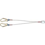 Longe antichute - drisse - double - 1, 5 m tractel