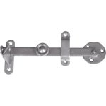 Loquet de porte  flau avec porte - cadenas - acier zingu noir torbel