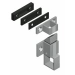 Loqueteaux pour chssis aluminium anodis argent la croise ds