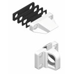 Loqueteau pour chssis pvc - en polyamide blanc - ds7465 la croise ds