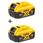 Lot de 2 batteries lithium xr 18v 5ah - dcb184 - xj dewalt