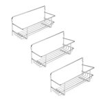 Lot de 3 tagres porte - pices indpendantes en acier chrom supra emuca