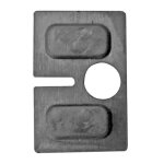 Lot de 8 joints en caoutchouc pour pinces  verre - modle 21 - paisseur 8 mm design production