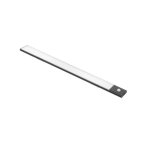 Luminaire led kaus black rechargeable par usb - dtecteur de mouvement - 400mm emuca