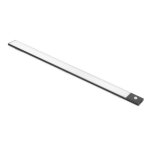 Luminaire led kaus black rechargeable par usb - d�tecteur de mouvement - 600mm emuca