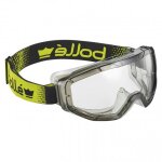 Lunettes - masque transparent / ar globe - bandeau noir et jaune boll