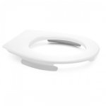 Lunette wc clipsable - 100 % hyginique - blanc papado
