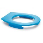 Lunette wc clipsable - 100 % hyginique - bleu papado