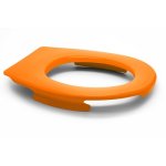 Lunette wc clipsable - 100 % hyginique - orange papado