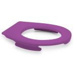 Lunette wc clipsable - 100 % hygi�nique - violet papado
